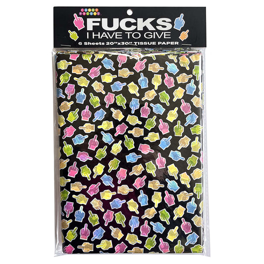 Fucks To Give Tissue Paper