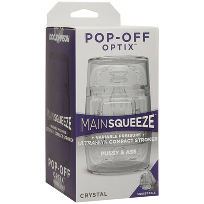 Main Squeeze Pop-Off Optix Pussy & Ass Doc Johnson Toys - Masturbators