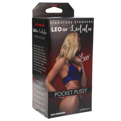 Signature ULTRASKYN Strokers Leo of Leolulu Pocket Pussy-Vanilla Doc Johnson Toys - Masturbators