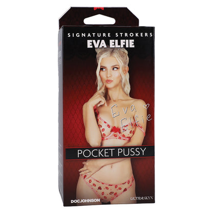 Signature Strokers Eva Elfie ULTRASKYN Pocket Pussy-Vanilla Doc Johnson Toys - Masturbators