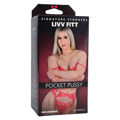 Signature Strokers Livv Fitt ULTRASKYN Pocket Pussy-Vanilla Doc Johnson Toys - Masturbators