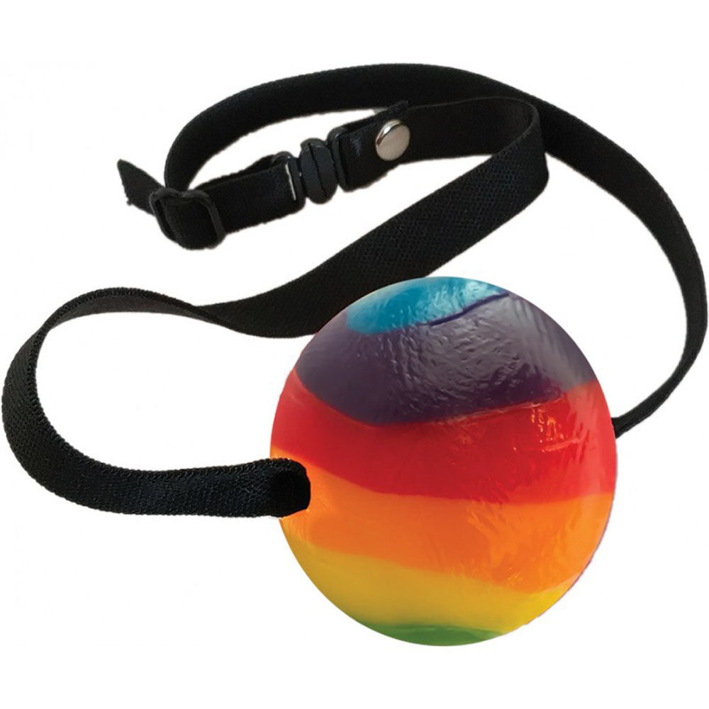 Rainbow Candy Ball Gag Default Title Hott Products Toys - Fetish
