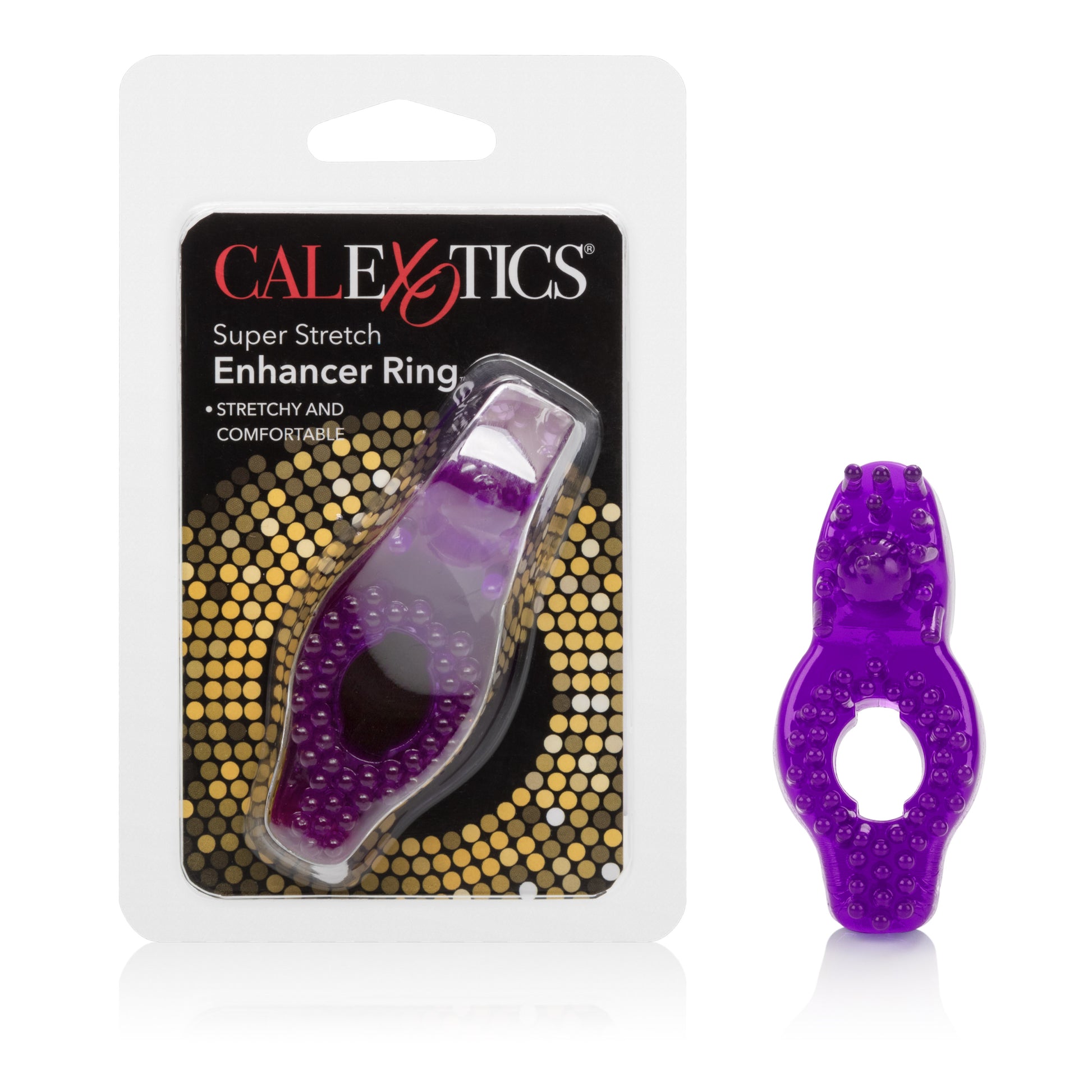 Super Stretch Style D - Purple Default Title CalExotics - California Exotic Novelties Toys - Cockrings