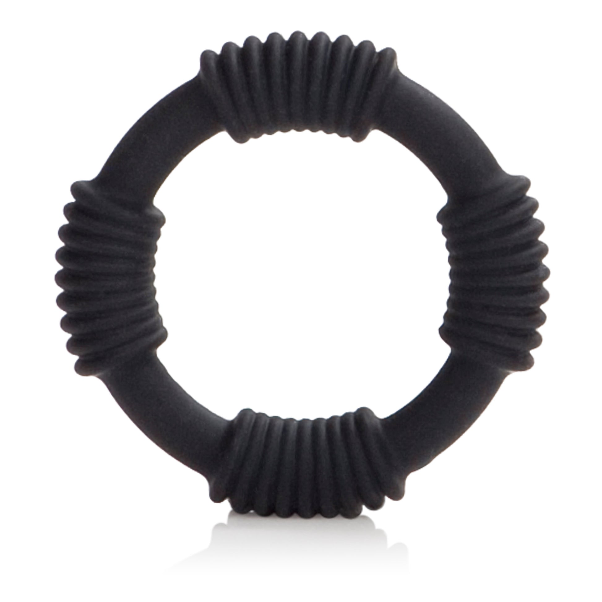 Hercules Silicone Ring - Black Default Title CalExotics - California Exotic Novelties Toys - Cockrings