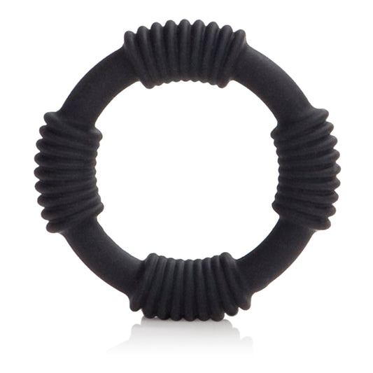 Hercules Silicone Ring - Black Default Title CalExotics - California Exotic Novelties Toys - Cockrings