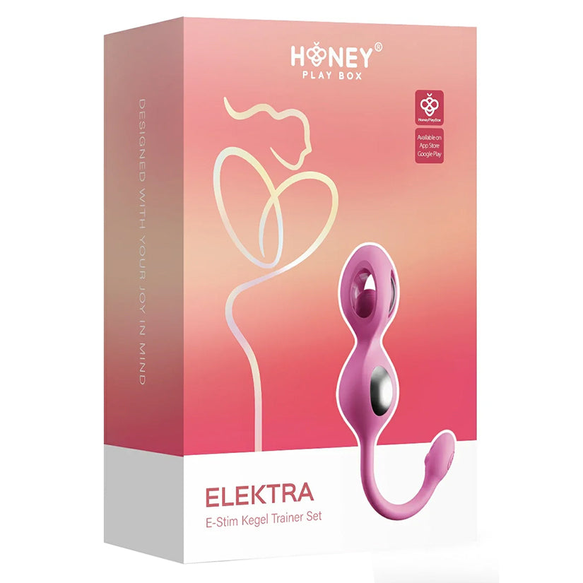 Honey Play Box Elektra E-Stim Kegel Training Set-Pink