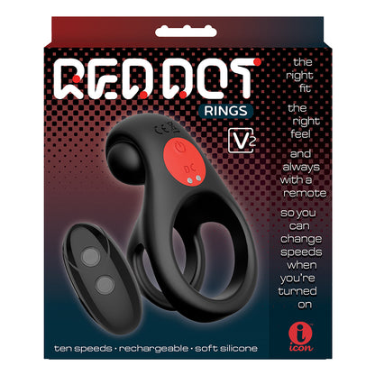 Red Dot Cock Ring V2 Default Title Icon Brands Toys - Cockrings