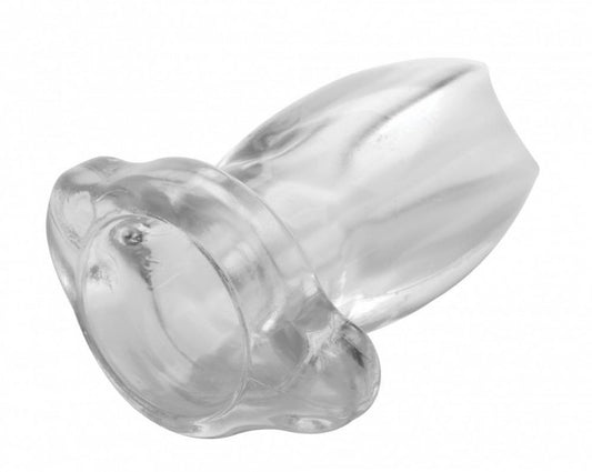 Peephole Clear Hollow Anal Plug - Small Default Title XR Brands Toys - Anal Toys