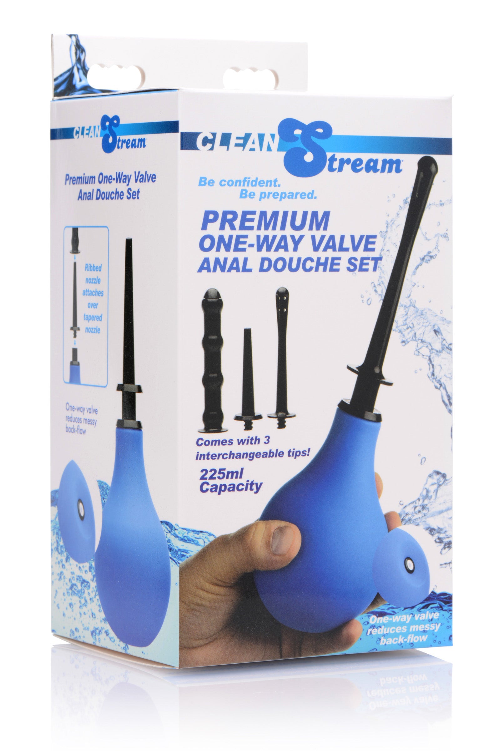 Premium One- Way Valve Anal Douche Set Default Title XR Brands Toys - Anal Toys