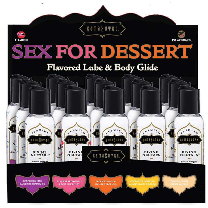 Kama Sutra Divine Nectars 2oz Prepack Display of 15 Default Title Kama Sutra Sexual Wellness - Lubricants