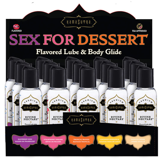 Kama Sutra Divine Nectars 2oz Prepack Display of 15 Default Title Kama Sutra Sexual Wellness - Lubricants