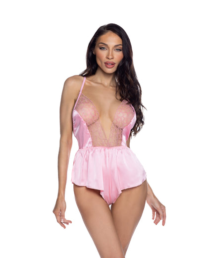 Blushing Beauty Romper Pink Roma Confidential Costume Women - Lingerie - Shapewear & Bodysuits