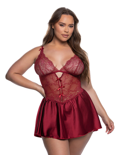 Paradise Dream Babydoll 2-Piece Set Roma Confidential Costume Women - Lingerie - Babydolls
