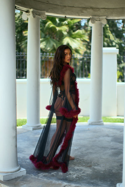 Fantasy Luxe Glam Robe Roma Confidential Costume Women - Sleepwear - Robes