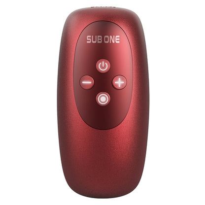 Man Wan Sub One Vibrating Tapping Masturbator-Velvet Red LOVELY PLANET USA Toys - Masturbators