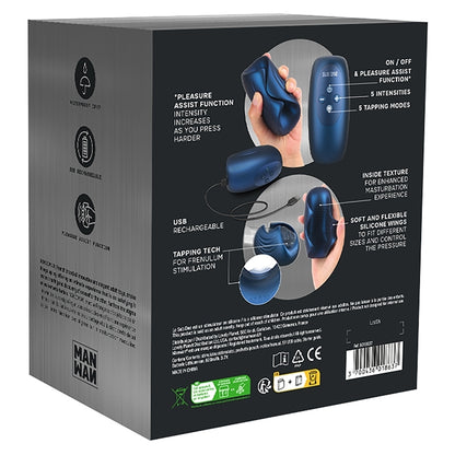 Man Wan Sub One Vibrating Tapping Masturbator-Stellar Blue LOVELY PLANET USA Toys - Masturbators