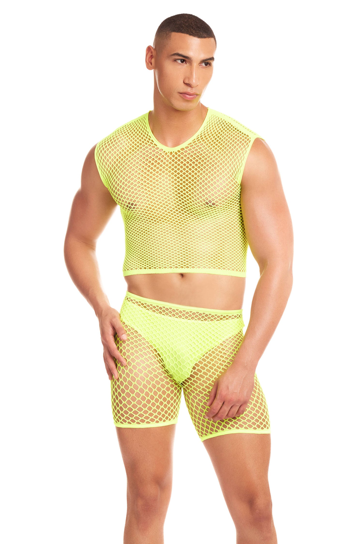 Net-Bula 3pc Set - Large/xl - Yellow Default Title Pink Lipstick Man