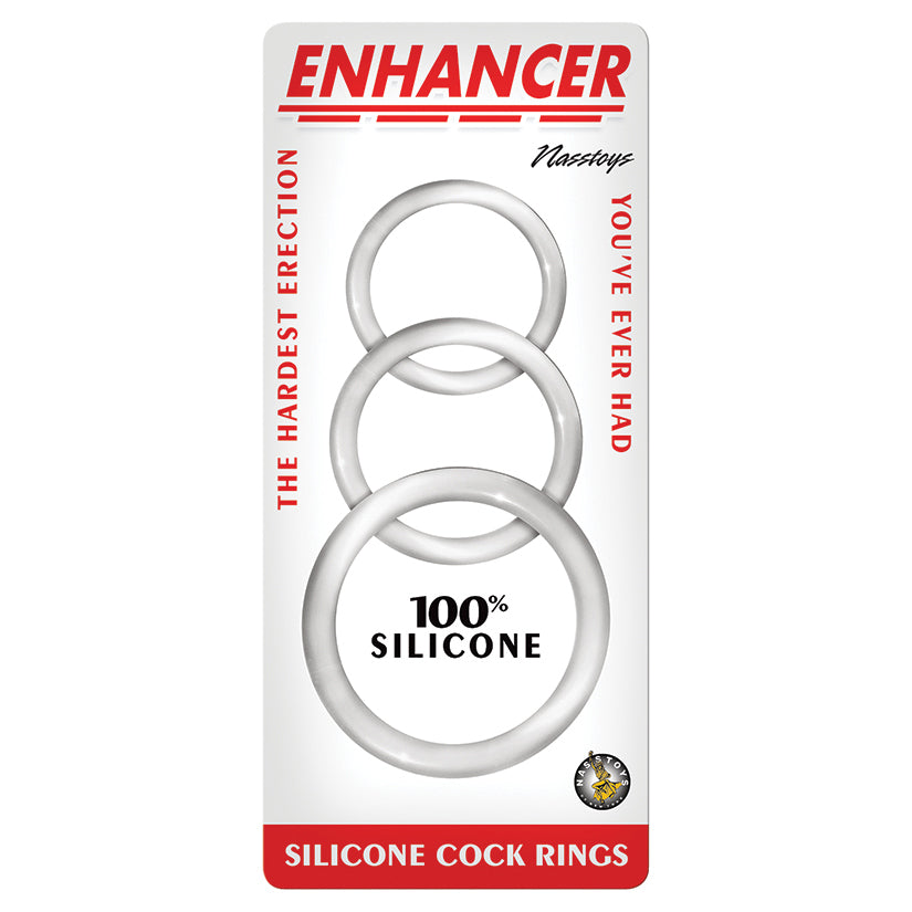 Enhancer Silicone Cock Rings-Clear Nasstoys Toys - Cockrings