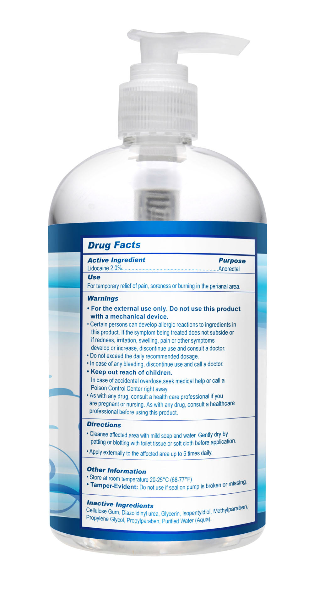 Relax Desensitizing Anal Lubricant - 17 Oz Default Title XR Brands Toys - Anal Toys