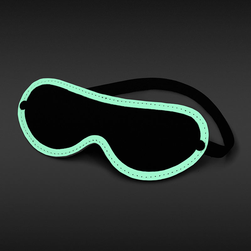 GLO Bondage Blindfold Green Default Title New Sensations - NS Novelties Toys - Fetish