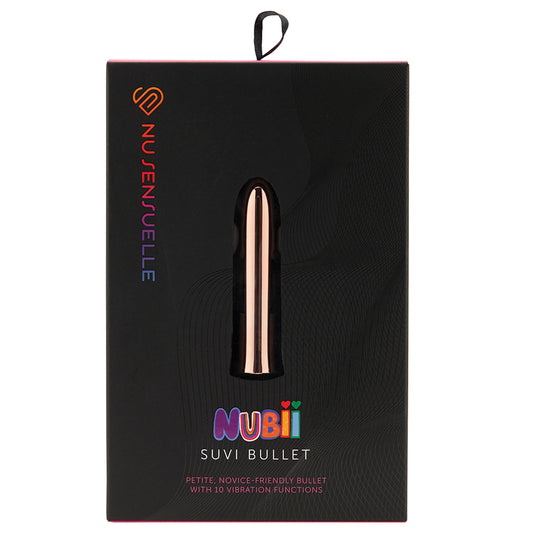 Sensuelle Nubii 10 Function Bullet-Rose Gold Default Title NOVEL CREATIONS USA Toys - Vibrators