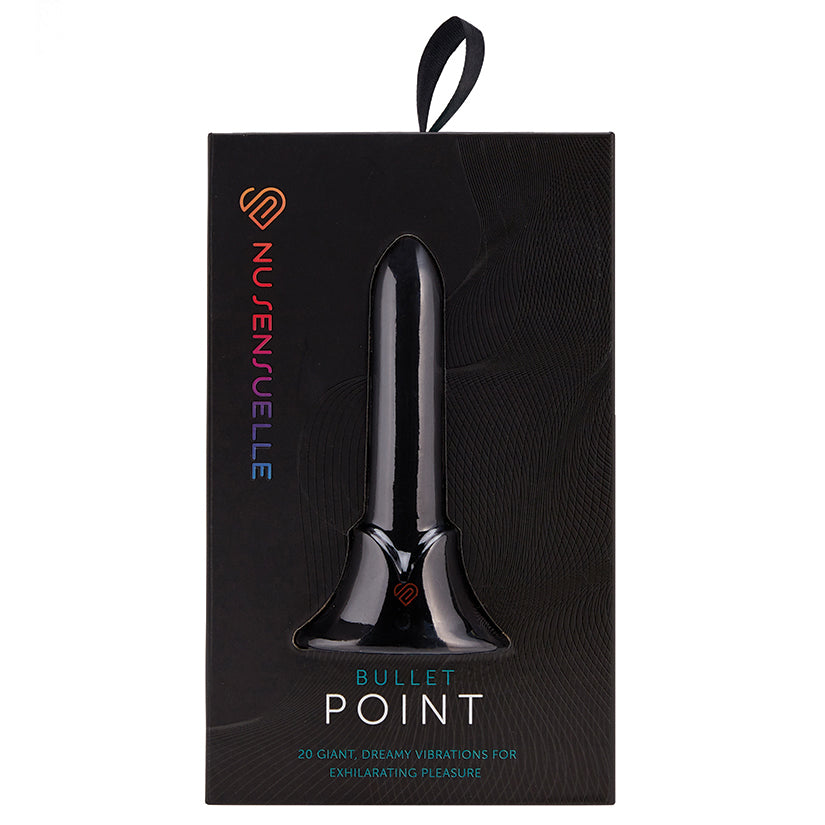 Sensuelle Point Rechargeable Bullet-Black Default Title NOVEL CREATIONS USA Toys - Vibrators