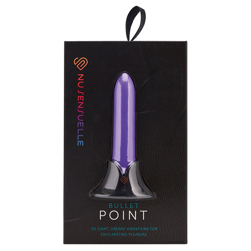 Sensuelle Point Rechargeable Bullet-Purple Default Title NOVEL CREATIONS USA Toys - Vibrators