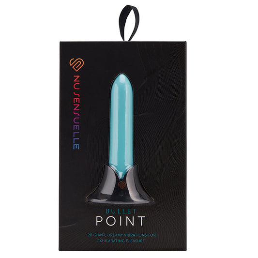 Sensuelle Point Rechargeable Bullet-Teal Blue Default Title NOVEL CREATIONS USA Toys - Vibrators