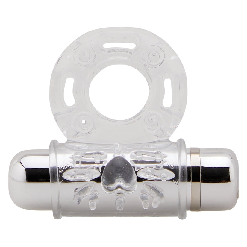 Sensuelle 7 Function Bullet C-Ring-Clear NOVEL CREATIONS USA Toys - Cockrings