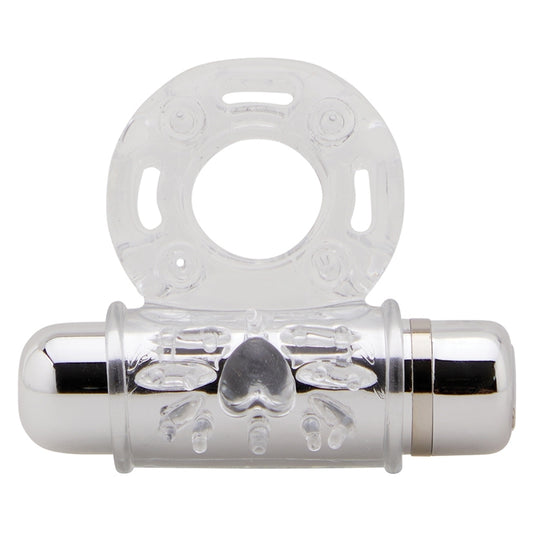 Sensuelle 7 Function Bullet C-Ring-Clear NOVEL CREATIONS USA Toys - Cockrings