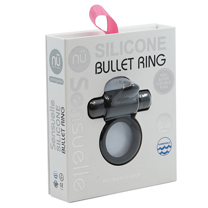 Sensuelle Silicone Ring-Black Default Title NOVEL CREATIONS USA Toys - Cockrings