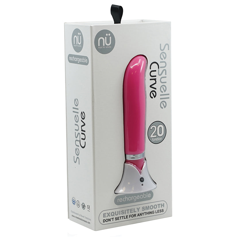 Sensuelle Curve 20 Function Vibe-Pink Default Title NOVEL CREATIONS USA Toys - Vibrators