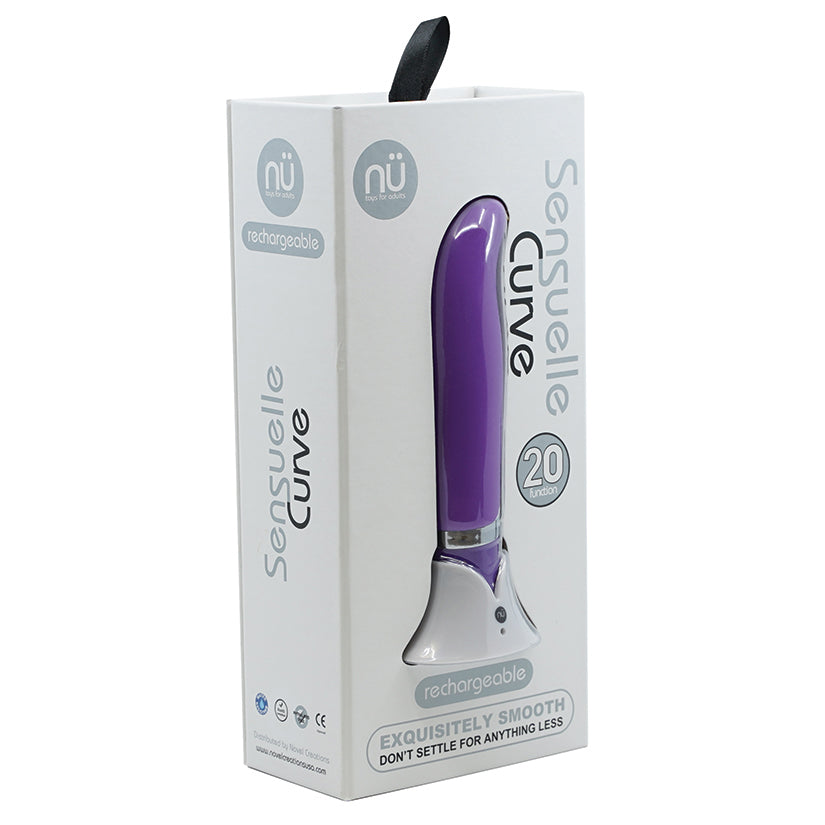 Sensuelle Curve 20 Function Vibe-Purple Default Title NOVEL CREATIONS USA Toys - Vibrators