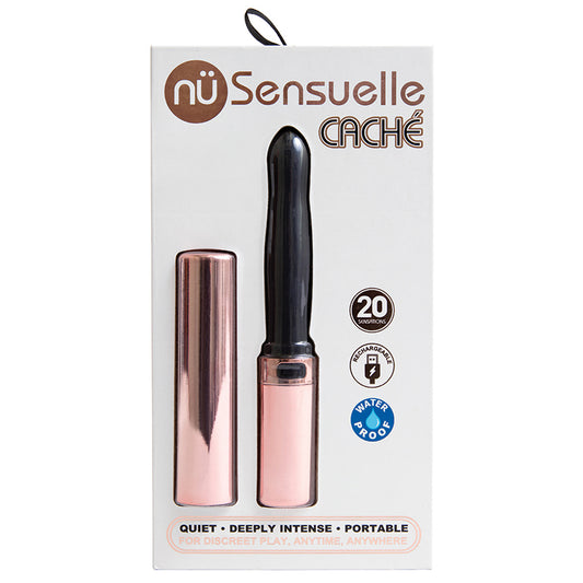 Sensuelle Cache 20 Function Covered Vibe-Rose Gold Default Title NOVEL CREATIONS USA Toys - Vibrators