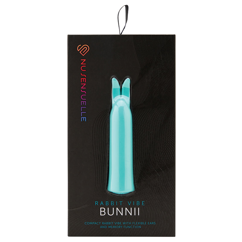 Sensuelle Bunnii 20 Function Vibe-Teal Blue Default Title NOVEL CREATIONS USA Toys - Vibrators