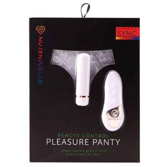 Sensuelle Pleasure Panty-White Default Title NOVEL CREATIONS USA Toys - Vibrators