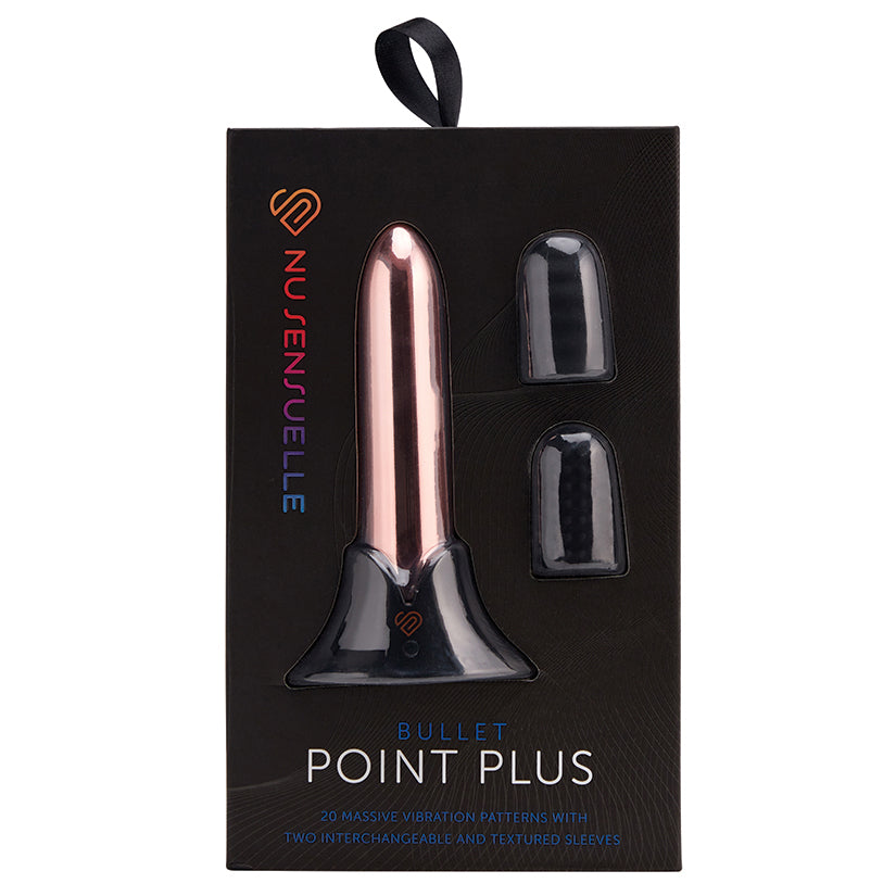 Sensuelle Point Plus 20 Function Bullet & Sleeves-Rose Gold Default Title NOVEL CREATIONS USA Toys - Vibrators