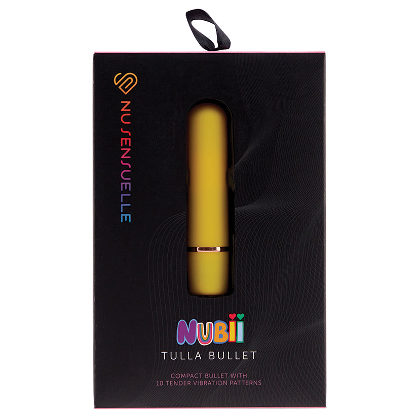 Sensuelle Nubii Tulla Rounded Bullet-Yellow Default Title NOVEL CREATIONS USA Toys - Vibrators