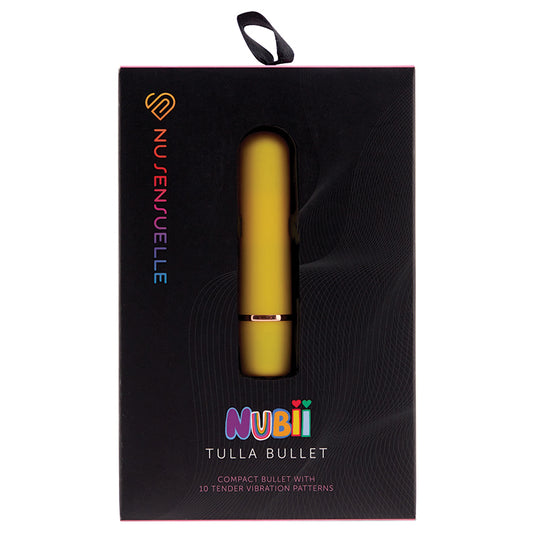 Sensuelle Nubii Tulla Rounded Bullet-Yellow Default Title NOVEL CREATIONS USA Toys - Vibrators
