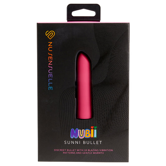 Sensuelle Nubii Sunni Warming Bullet-Pink Default Title NOVEL CREATIONS USA Toys - Vibrators