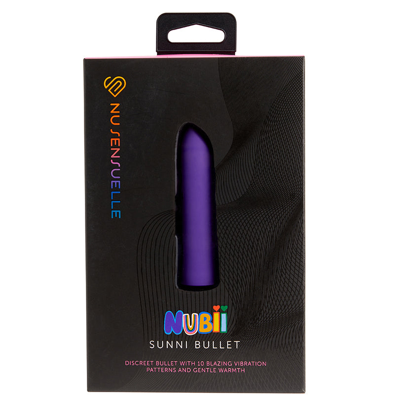 Sensuelle Nubii Sunni Warming Bullet-Purple Default Title NOVEL CREATIONS USA Toys - Vibrators