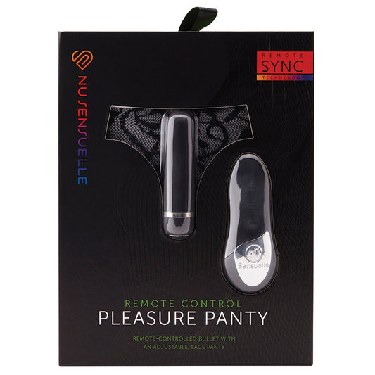 Sensuelle Pleasure Panty-Black Default Title NOVEL CREATIONS USA Toys - Vibrators