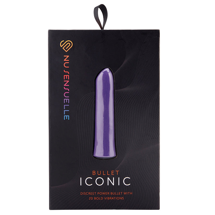 Sensuelle Iconic Bullet-Deep Purple Default Title NOVEL CREATIONS USA Toys - Vibrators