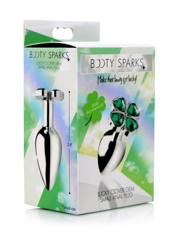 Lucky Clover Gem Anal Plug - Small Default Title XR Brands Toys - Anal Toys