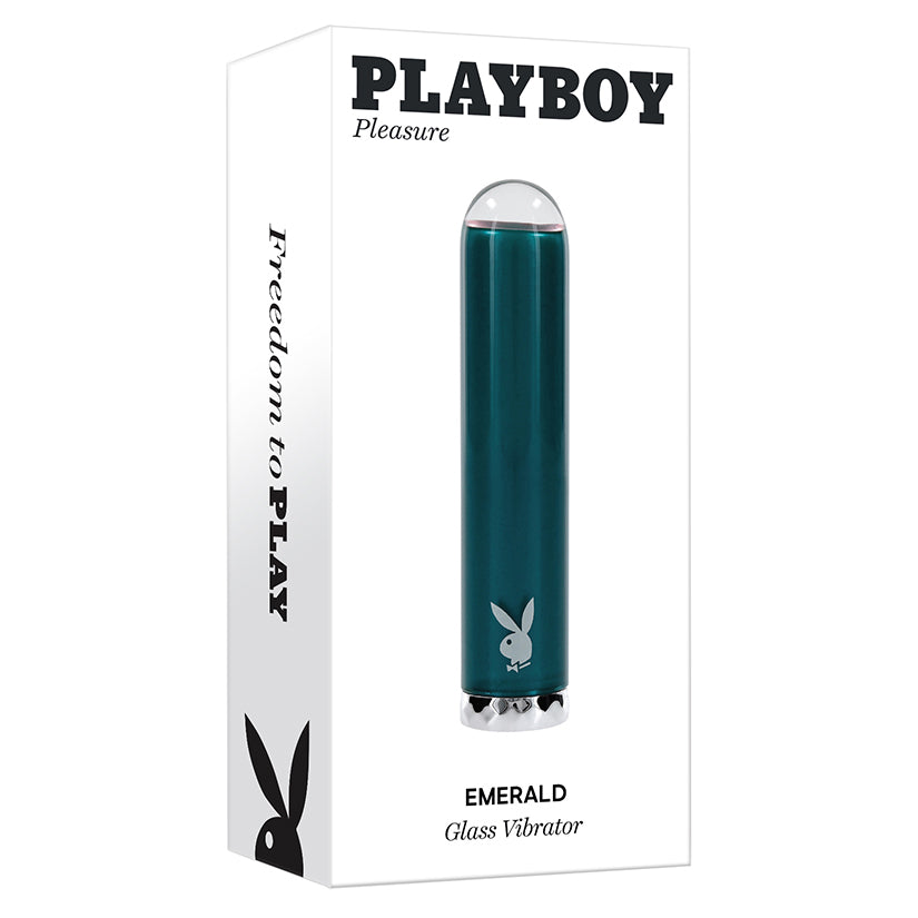 Playboy Pleasure Emerald Glass Vibrator