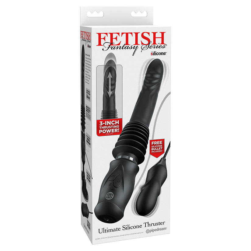 Fetish Fantasy Series Ultimate Silicone Thruster-Black