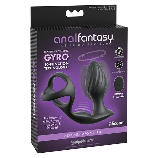 Anal Fantasy Elite Ass Gasm Gyro Milk Pro Default Title Pipedream Products Toys - Anal Toys