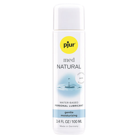 pjur med NATURAL Glide Water-based Intimate Personal Lubricant 3.4oz