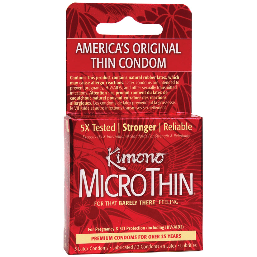 Kimono MicroThin (3 Pack) Default Title Paradise Marketing Health - Condoms