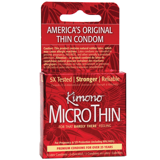 Kimono MicroThin (3 Pack) Default Title Paradise Marketing Health - Condoms
